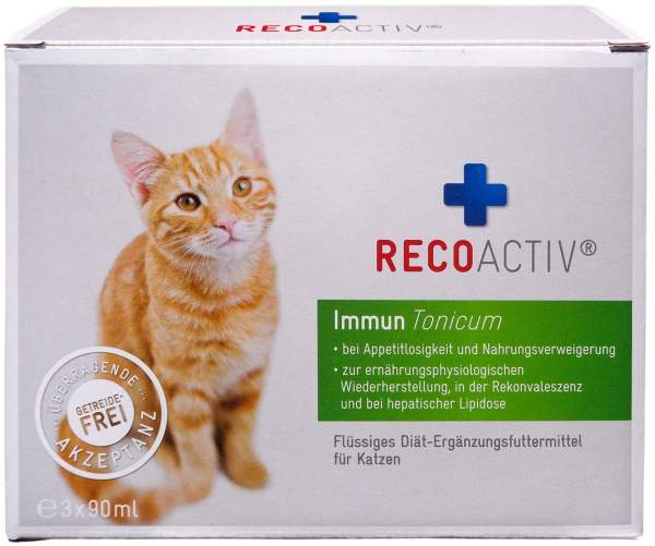 Recoactiv Immun Tonicum f.Katzen Kurpackung 3x90ml