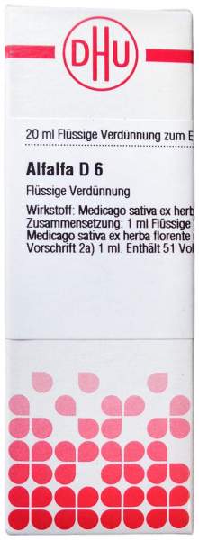 Dhu Alfalfa D6 Dilution