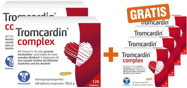 Tromcardin complex 2 x 180 Tabletten + 40 Stück Tromcardin Tabletten gratis
