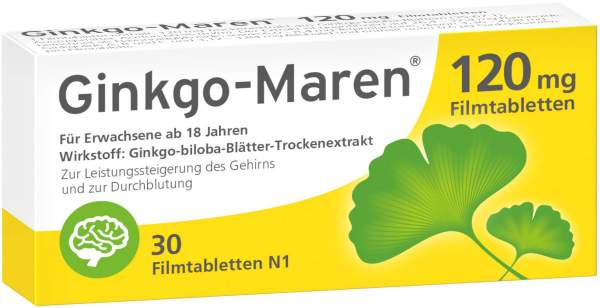 Ginkgo Maren 120 mg 30 Filmtabletten