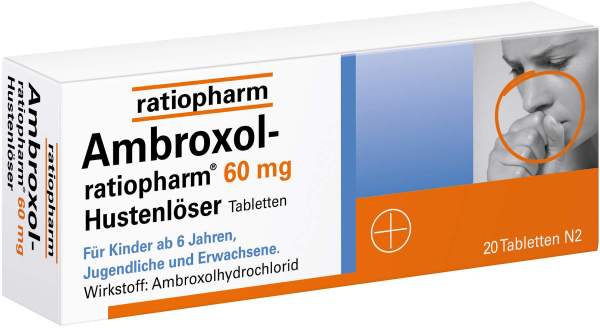 Ambroxol Ratiopharm 60 mg 20 Tabletten