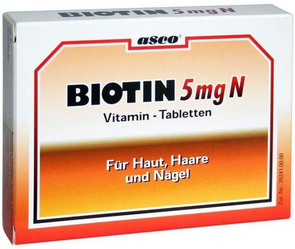 Biotin 5 mg N 150 Tabletten