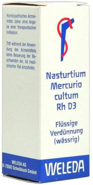 Weleda Nasturtium Mercurio Cultum Rh D3 20 ml Dilution