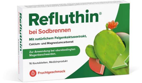 Refluthin Kautabletten Fruchtgeschmack 16 Stück