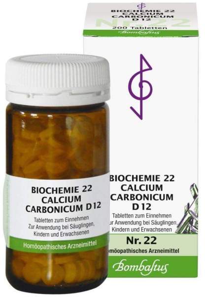Biochemie 22 Calcium Carbonicum D 12 200 Tabletten