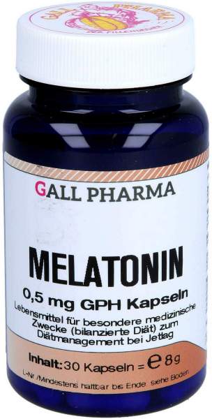 Melatonin 0,5 mg GPH 30 Kapseln