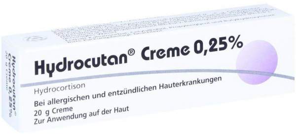Hydrocutan 0,25% 20 G Creme