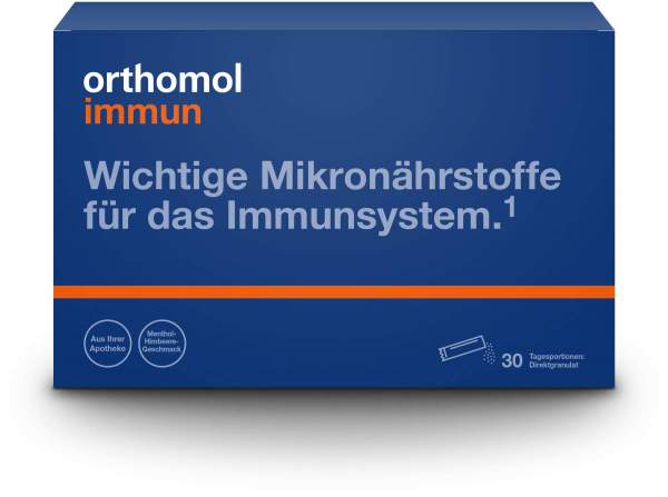 Orthomol Immun Direktgranulat Himbeer-Menthol 30 Beutel