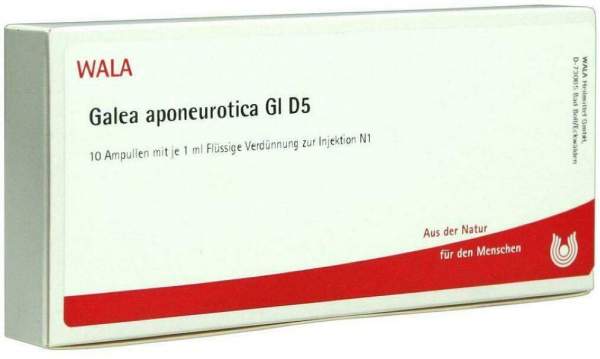 Wala Galea Aponeurotica Gl D5 10 X 1 ml Ampullen
