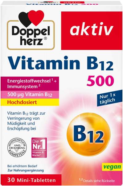 Doppelherz Vitamin B12 500 30 Tabletten