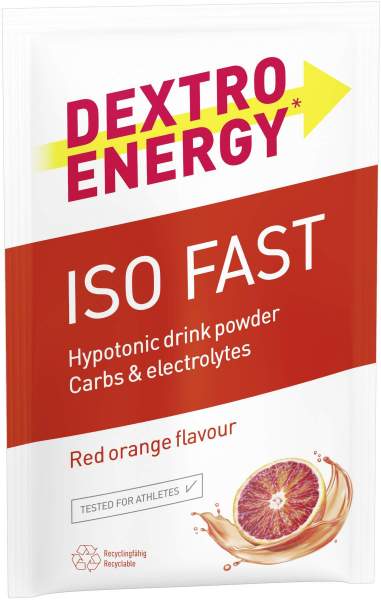 Dextro Energy Sports Nutr.IsoFast Plv.red Orange 56g