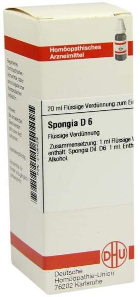 Spongia D 6 20 ml Dilution
