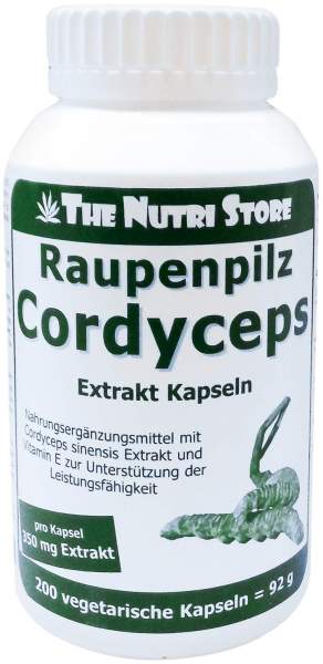 Cordyceps 350 mg Extrakt Kapseln