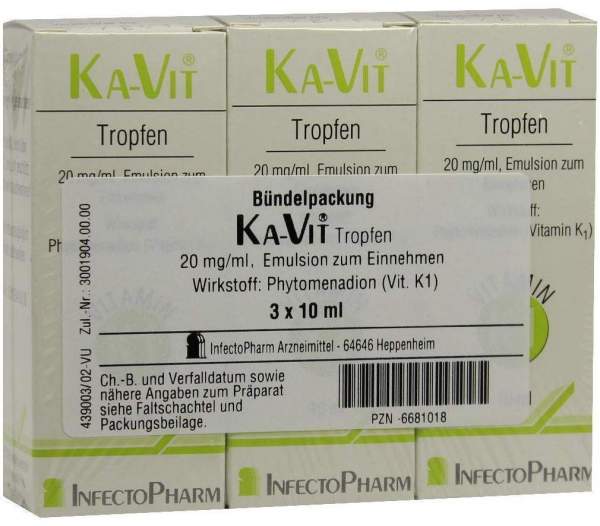 Ka - Vit Tropfen 3 X 10 ml