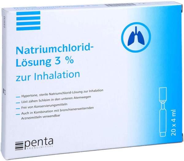 Natriumchlorid-Lösung 3% zur Inhalation 20 x 4 ml