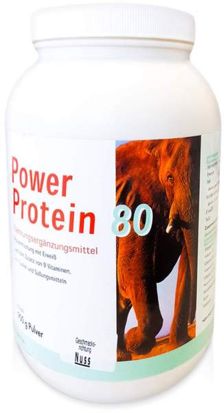 Power Protein 80 Nuss 900 G Pulver
