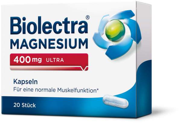 Biolectra Magnesium 400 mg ultra 20 Kapseln