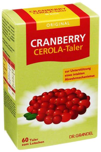 Cranberry Cerola Taler Grandel 60 Stück