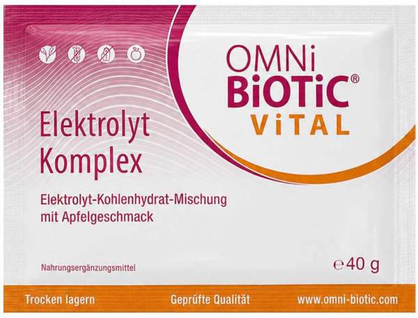 Omni Biotic Vital Elektrolyt Komplex mit Apfelgeschmack 1 x 40 g Sachet