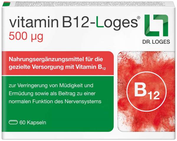 Vitamin B12-Loges 500 µg 60 Kapseln