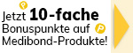 Jetzt 10-fache Bonuspunkte auf das Sortiment von Medibond. Nur bis 14.09.!