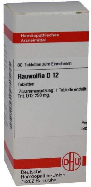 Rauwolfia D 12 Tabletten