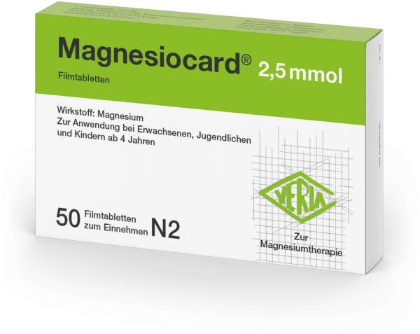 Magnesiocard 2,5 Mmol 50 Filmtabletten