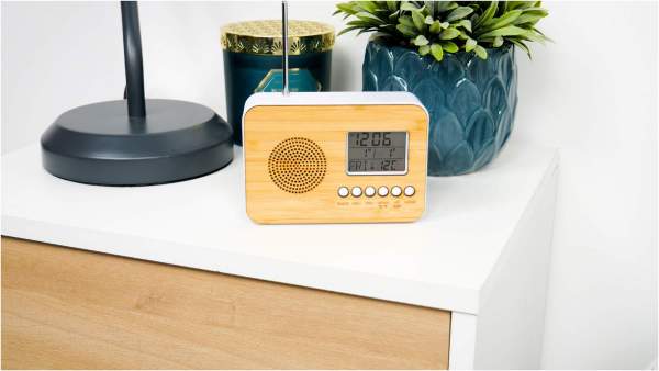 Radiowecker Bamboo mit Temperaturanzeige 1 Stck kaufen | Volksversand  Versandapotheke