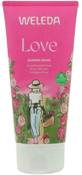 Weleda Love Shower Cream Rose 200 ml
