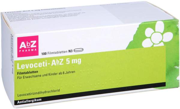 Levoceti-AbZ 5 mg 100 Filmtabletten