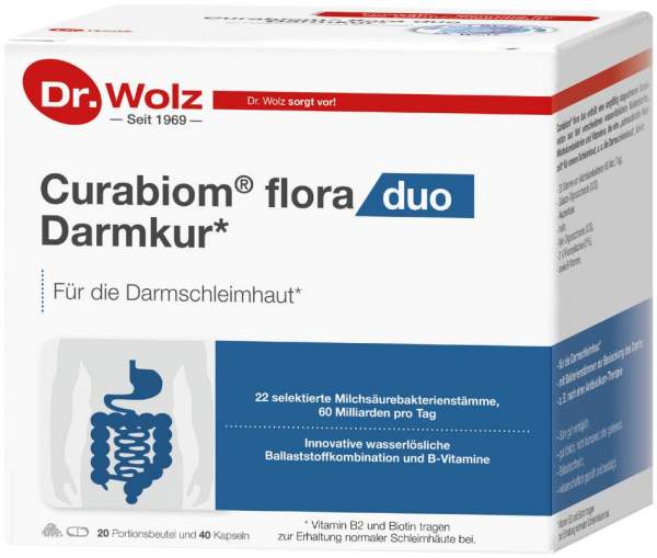 Curabiom Flora Duo Kombipackung 20 Beutel+40 Kapse