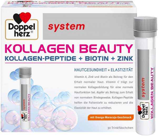 Doppelherz system Kollagen Beauty Orange-Maracuja-Geschmack 30 Ampullen