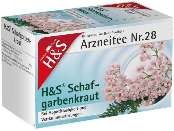 H&amp;S Schafgarbentee 20 Filterbeutel