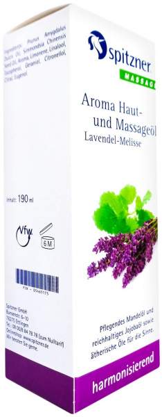 Spitzner Haut- und Massageöl Lavendel - Melisse 190 ml