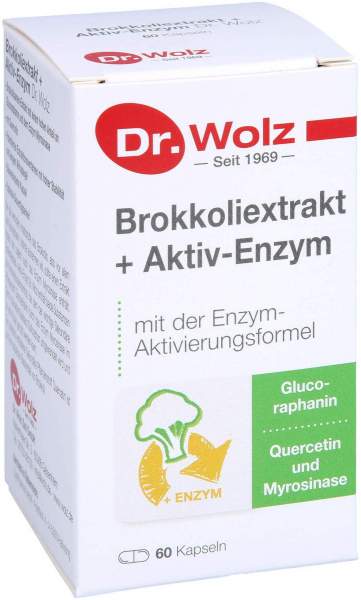 Brokkoli Extrakt + Aktiv-Enzym Dr. Wolz 60 Msr. Kapseln