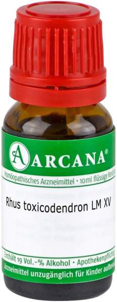 Rhus Toxicodendron Lm 15 Dilution 10 ml