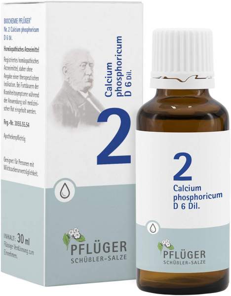 Biochemie Pflüger 2 Calcium Phosphoricum D6 30 ml Tropfen