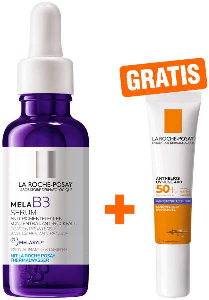 La Roche Posay Mela B3 30 ml Serum + gratis Anthelios Anti-Pigment Fluid 15 ml