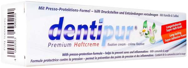 Dentipur Premium Haftcreme Mit Kamille 40 G