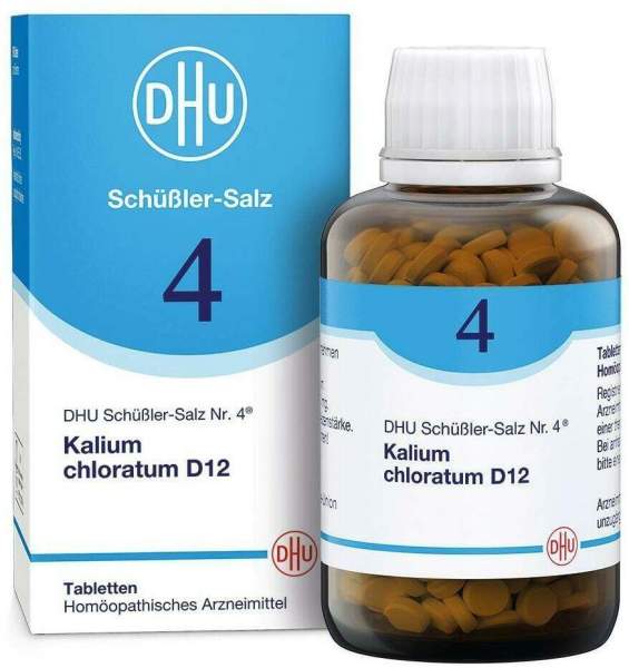 DHU Schüßler-Salz Nr. 4 Kalium chloratum D12 900 Tabletten