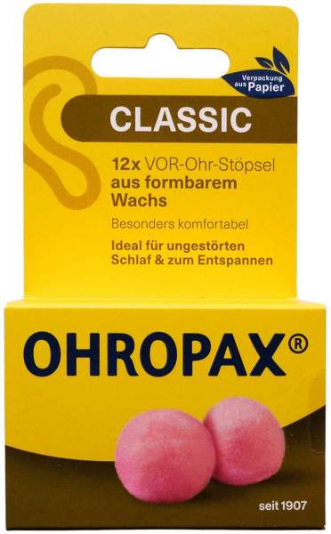 OHROPAX Classic Wachs Vor-Ohr Stöpsel