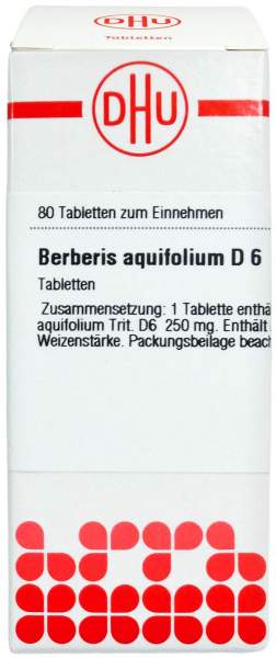 Berberis Aquifolium D 6 Tabletten