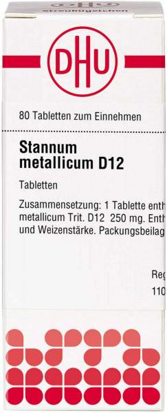 Dhu Stannum Metallicum D12 80 Tabletten