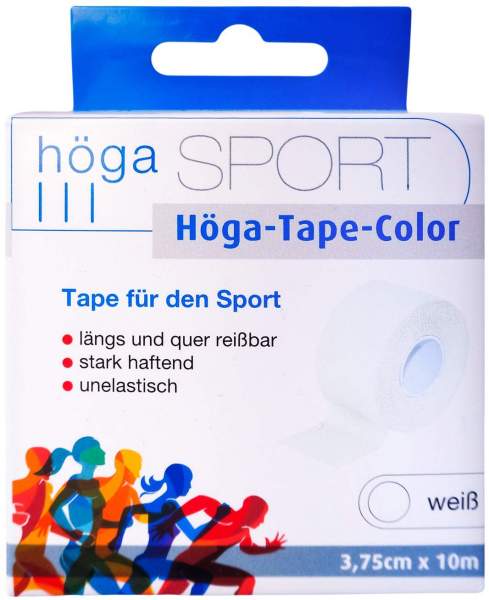 Höga-Tape Color 3,75 cm X 10 M Weiß 1 Stück