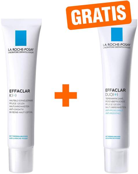 La Roche Posay Effaclar K+ 40 ml Creme + gratis Effaclar Duo+ 15 ml