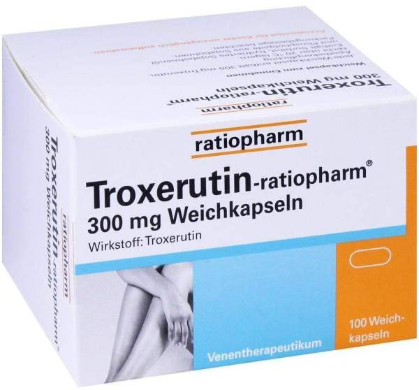 Troxerutin Ratiopharm 300 mg 100 Weichkapseln