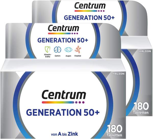 Centrum Generation 50+ 2 x 180 Tabletten