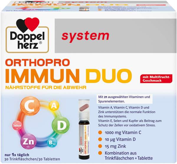 Doppelherz system Orthopro Immun Duo 30 Trinkampullen