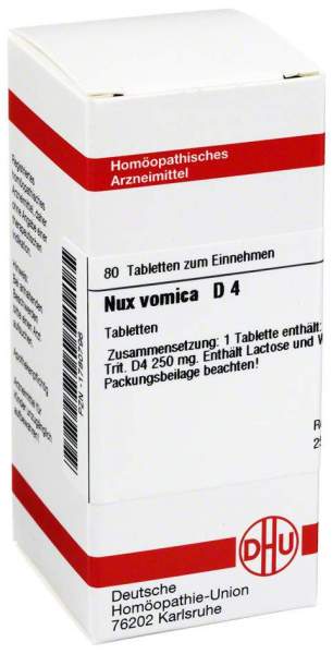 Dhu Nux Vomica D4 80 Tabletten