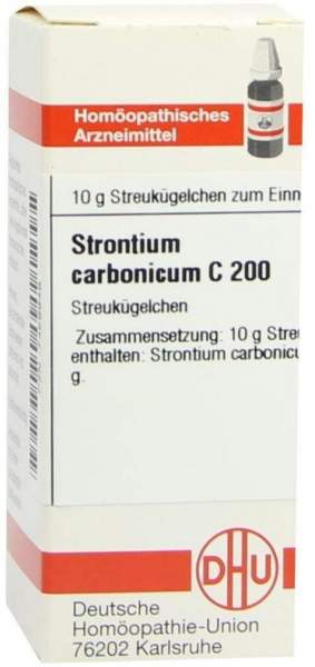 Strontium Carbonicum C 200 10 G Globuli